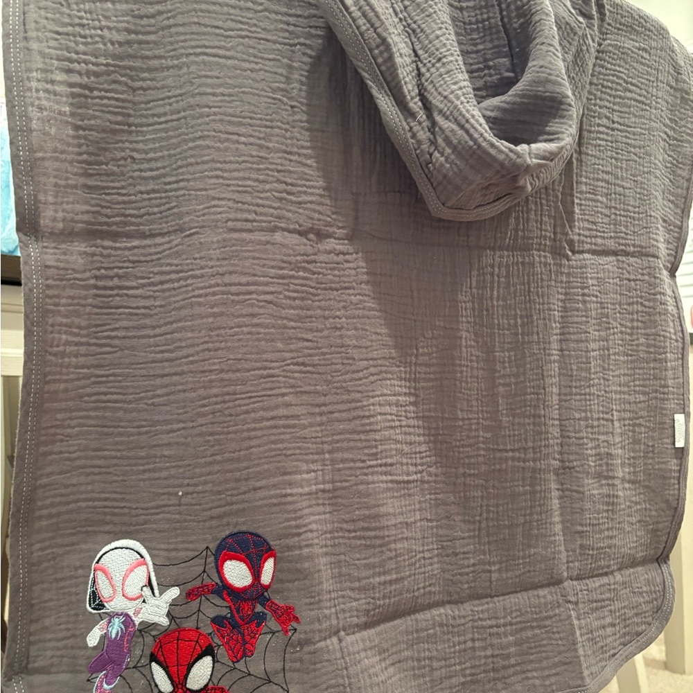 Kids Superhero Hooded Muslin Towel